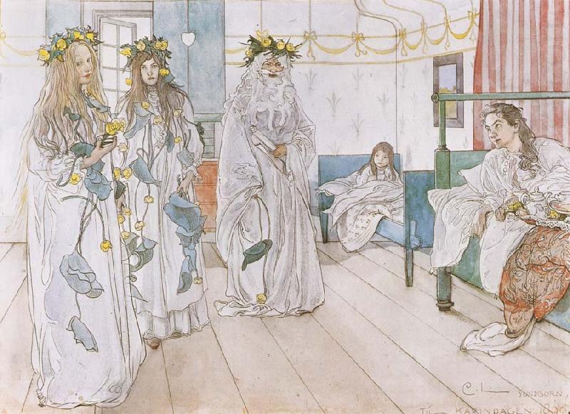 For Karin-s Name-Day, Carl Larsson